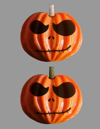 Creation of Halloween Pumpkin: Step 3